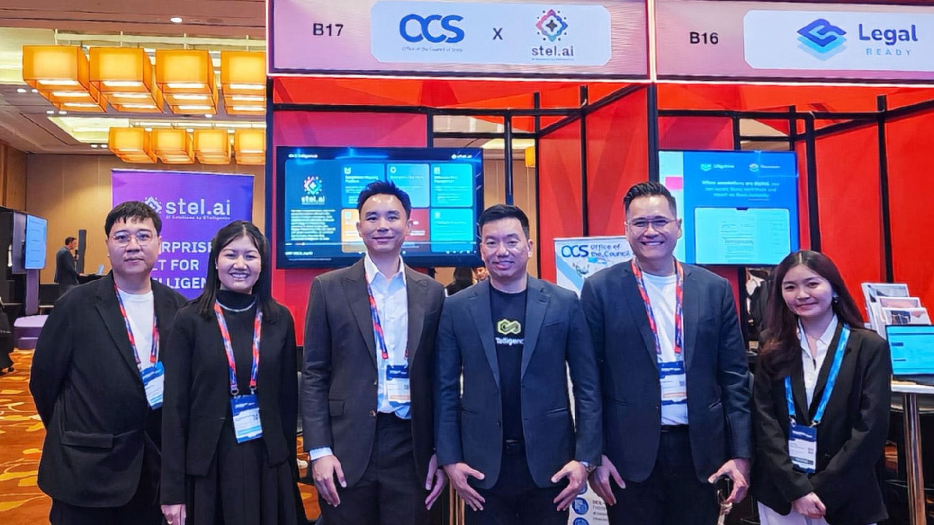 STEL.AI by STelligence at TechLaw Fest 2025 at Sands Expo and Convention Centre, SINGAPORE